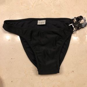 Black bikini bottoms